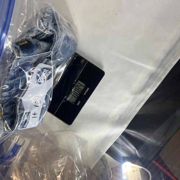 Distressed Blue Denim Mini Skirt - Trendy Fashion Staple - Size 26 - Picture 9 of 9